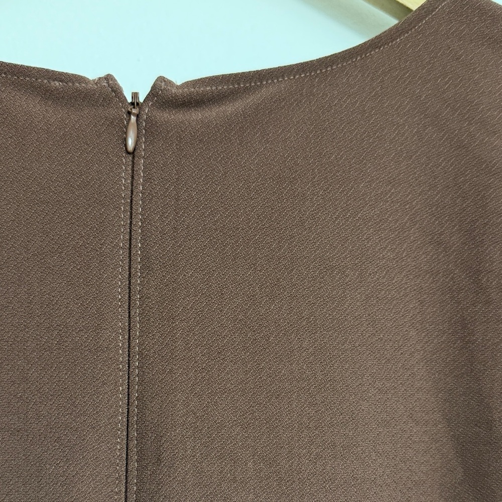 Abercrombie & Fitch Long Sleeve Brown Dress ExtraLarge Tall - Picture 10 of 10